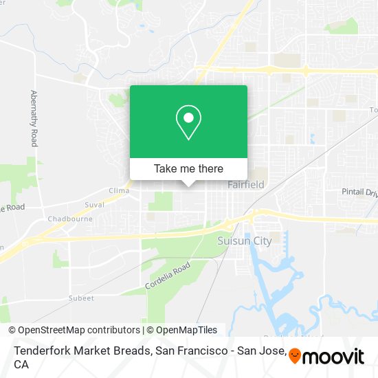 Tenderfork Market Breads map