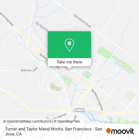 Turner and Taylor Metal Works map