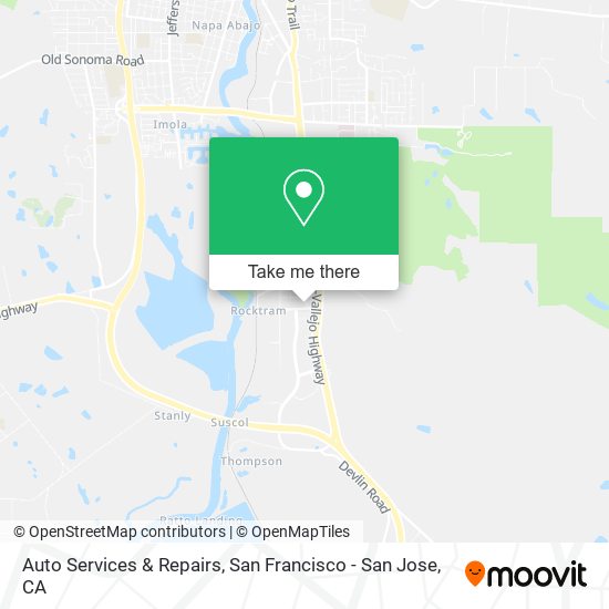 Auto Services & Repairs map