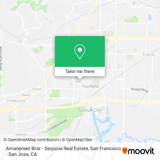 Mapa de Amanpreet Brar - Sequoia Real Estate