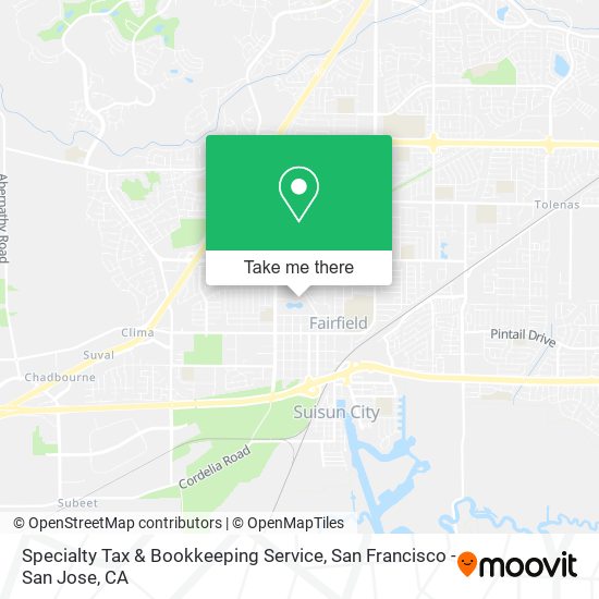 Specialty Tax & Bookkeeping Service map