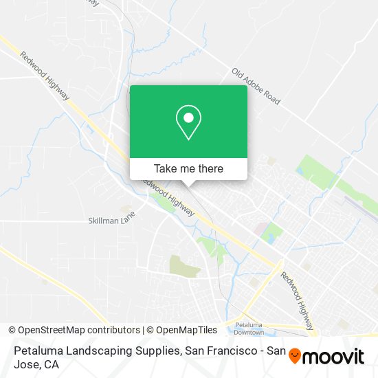 Mapa de Petaluma Landscaping Supplies