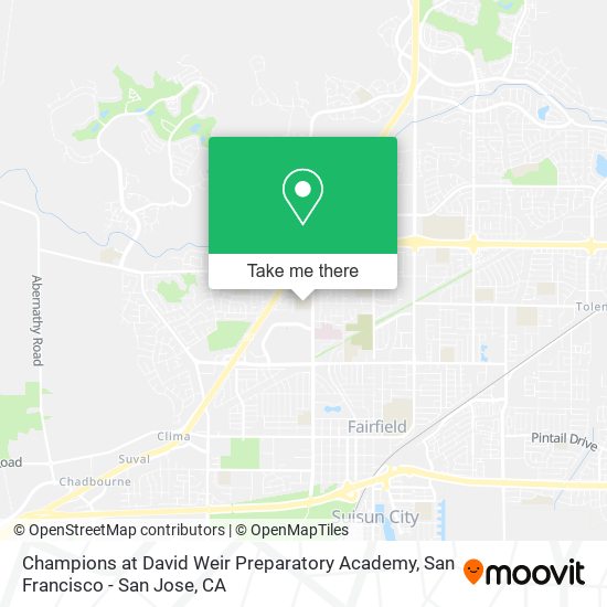 Champions at David Weir Preparatory Academy map