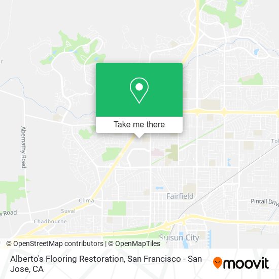 Alberto's Flooring Restoration map