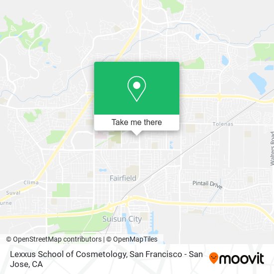 Lexxus School of Cosmetology map