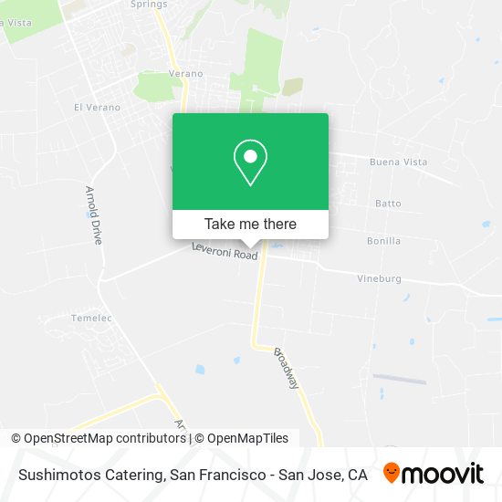 Sushimotos Catering map