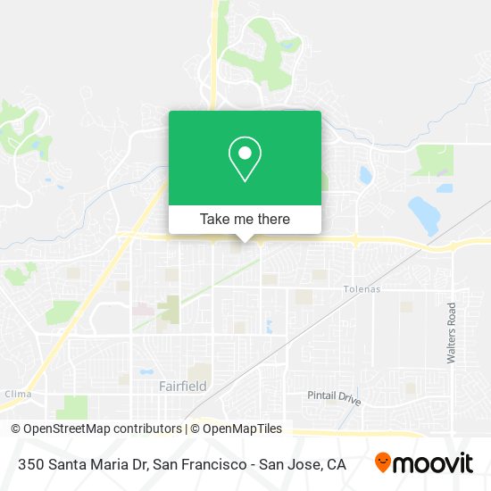 350 Santa Maria Dr map