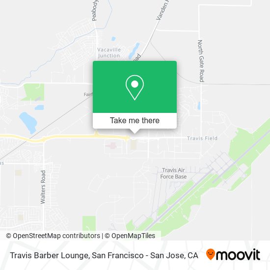 Travis Barber Lounge map