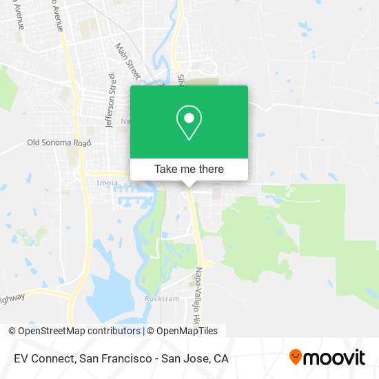 EV Connect map