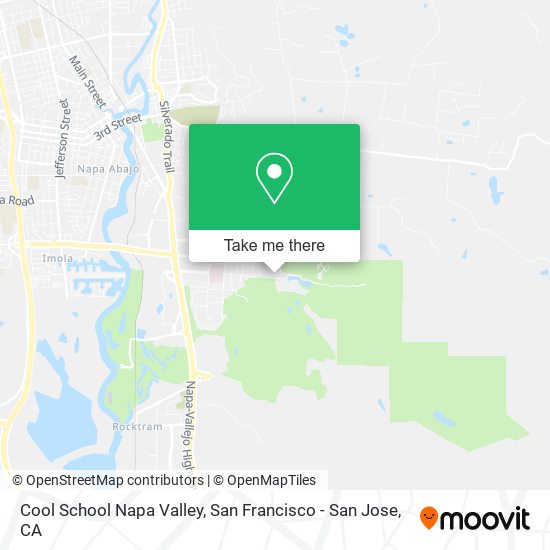 Mapa de Cool School Napa Valley