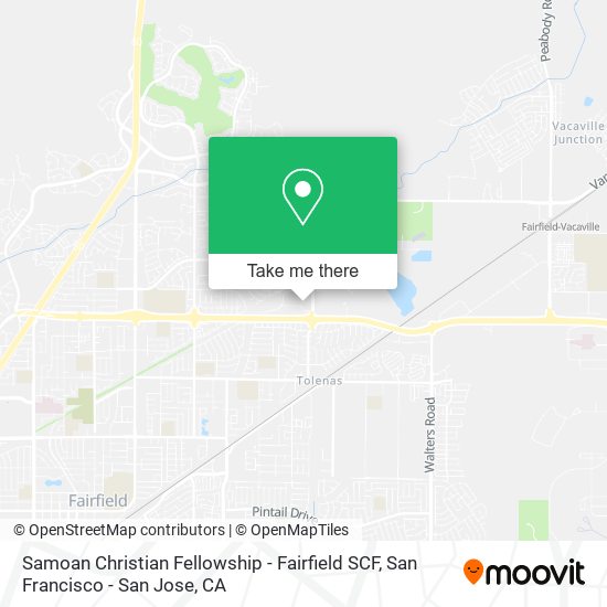 Mapa de Samoan Christian Fellowship - Fairfield SCF