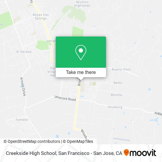 Mapa de Creekside High School