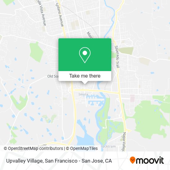 Upvalley Village map