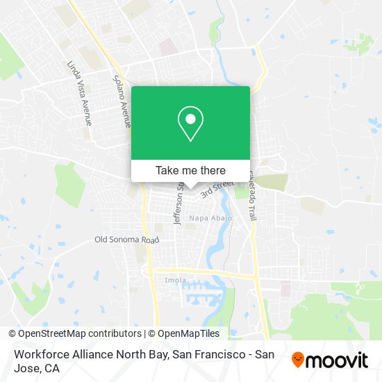 Mapa de Workforce Alliance North Bay