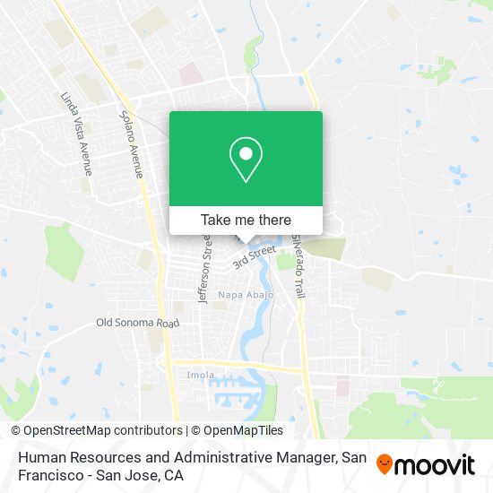 Human Resources and Administrative Manager map