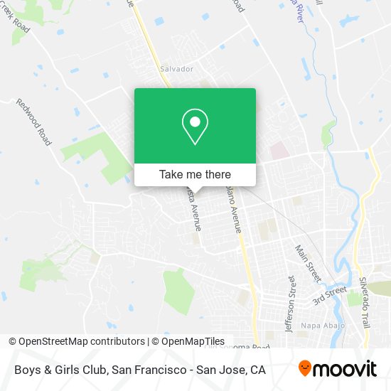 Boys & Girls Club map