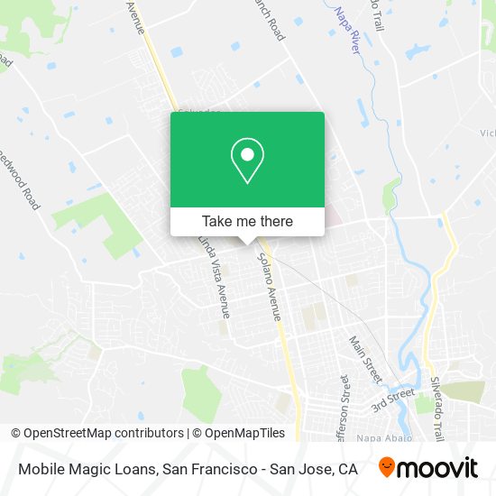 Mobile Magic Loans map