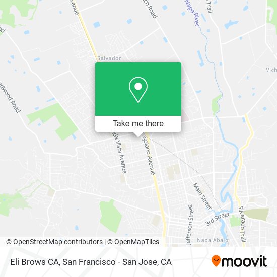 Eli Brows CA map