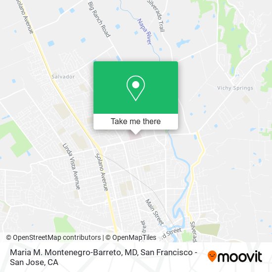 Maria M. Montenegro-Barreto, MD map