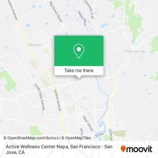 Active Wellness Center Napa map