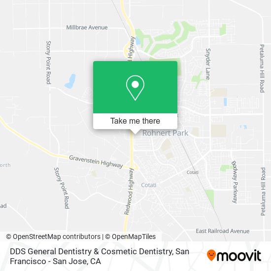 DDS General Dentistry & Cosmetic Dentistry map