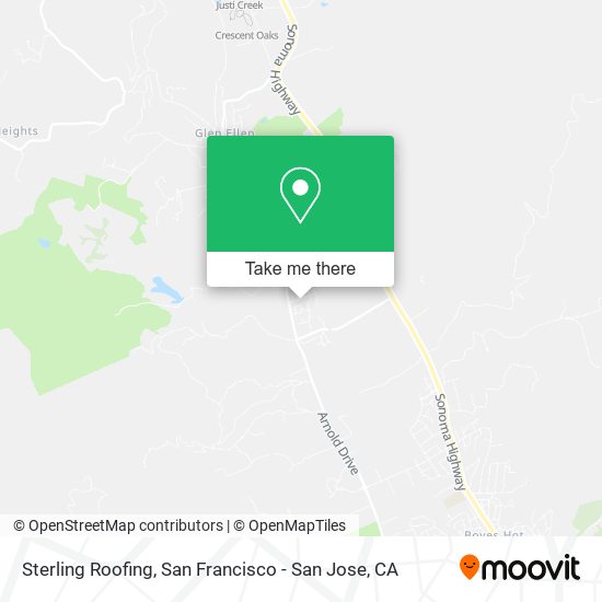 Sterling Roofing map