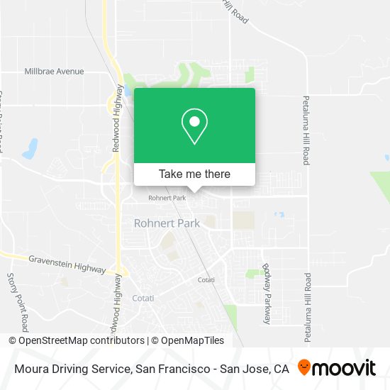 Moura Driving Service map