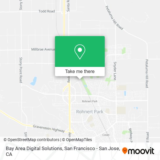 Mapa de Bay Area Digital Solutions