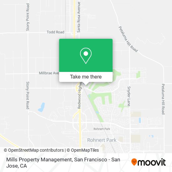 Mills Property Management map