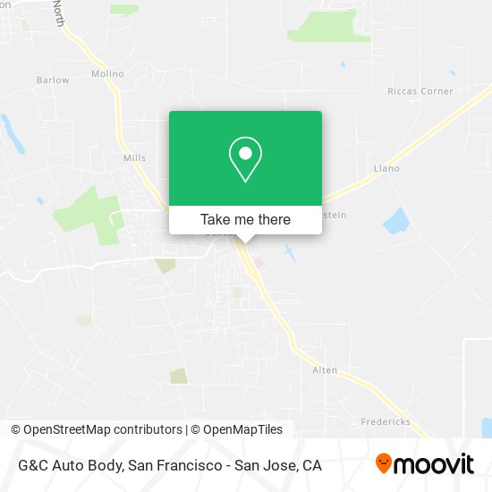 G&C Auto Body map