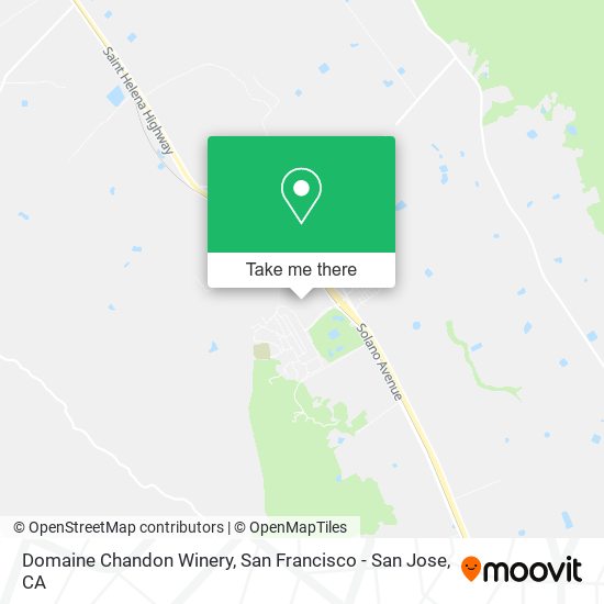 Mapa de Domaine Chandon Winery