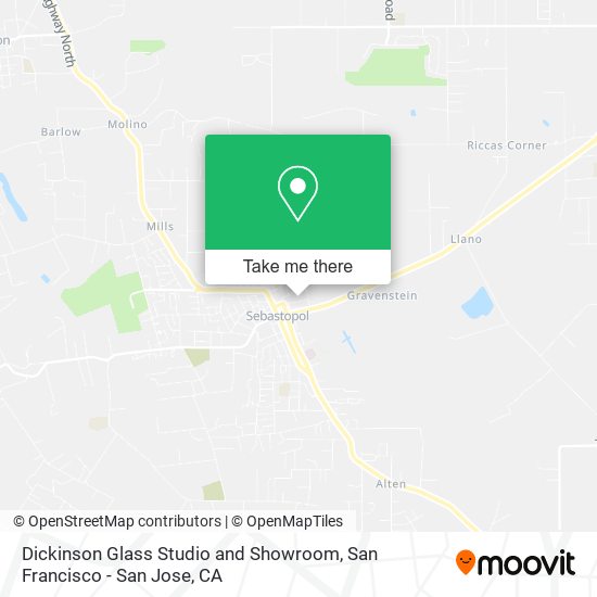 Mapa de Dickinson Glass Studio and Showroom