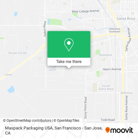 Mapa de Maspack Packaging USA