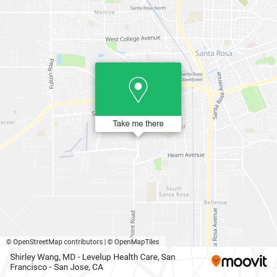 Mapa de Shirley Wang, MD - Levelup Health Care