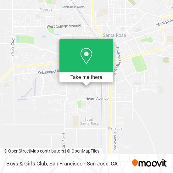 Boys & Girls Club map