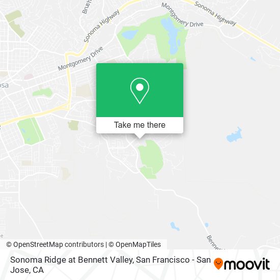 Mapa de Sonoma Ridge at Bennett Valley