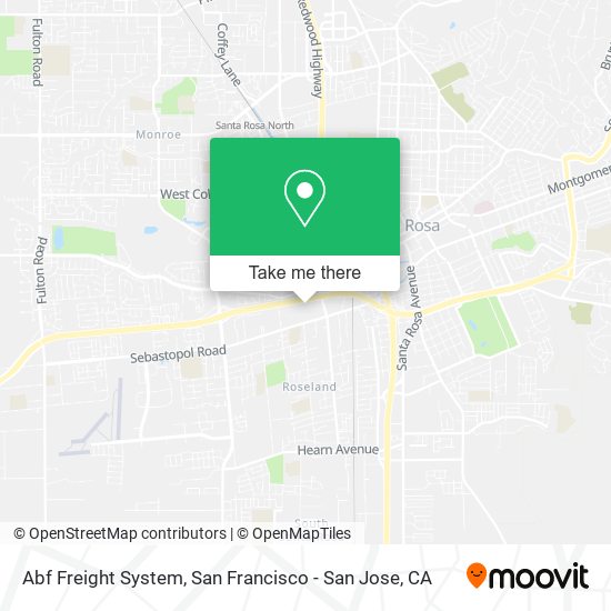 Abf Freight System map