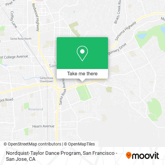 Nordquist-Taylor Dance Program map