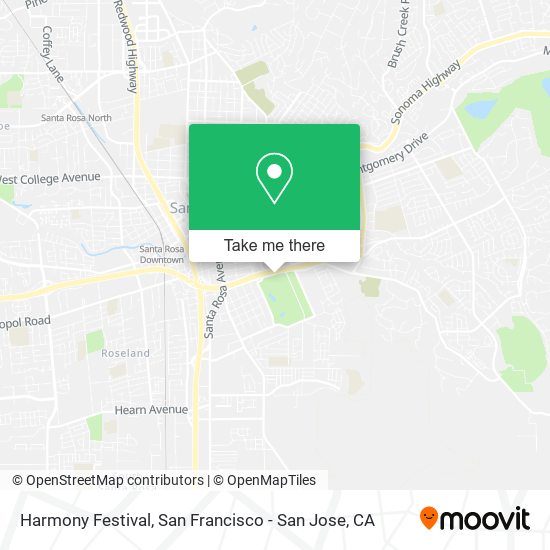 Mapa de Harmony Festival
