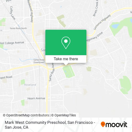 Mapa de Mark West Community Preschool