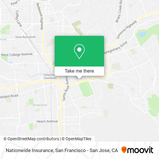 Mapa de Nationwide Insurance