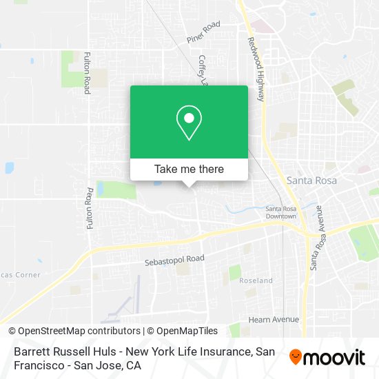 Mapa de Barrett Russell Huls - New York Life Insurance