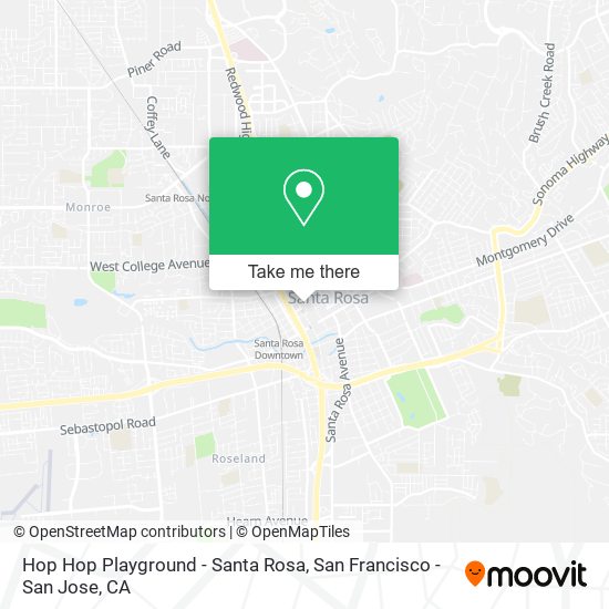 Hop Hop Playground - Santa Rosa map