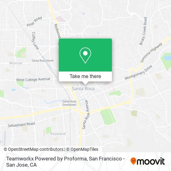 Teamworkx Powered by Proforma map