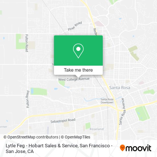 Lytle Feg - Hobart Sales & Service map