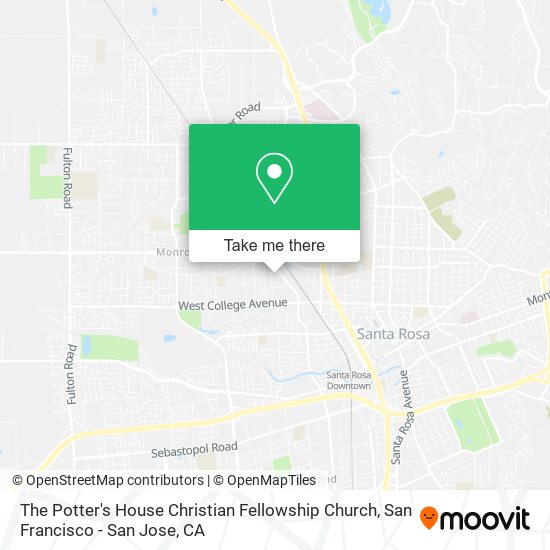 Mapa de The Potter's House Christian Fellowship Church