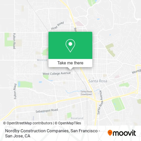 Nordby Construction Companies map