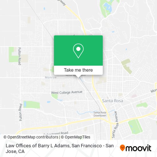 Law Offices of Barry L Adams map