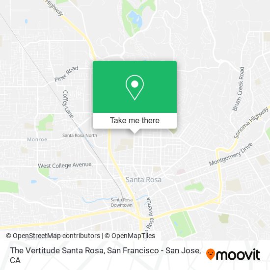 The Vertitude Santa Rosa map