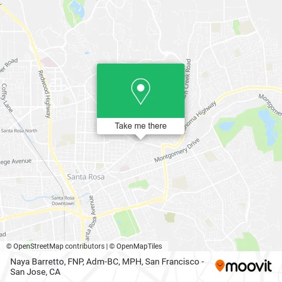 Mapa de Naya Barretto, FNP, Adm-BC, MPH